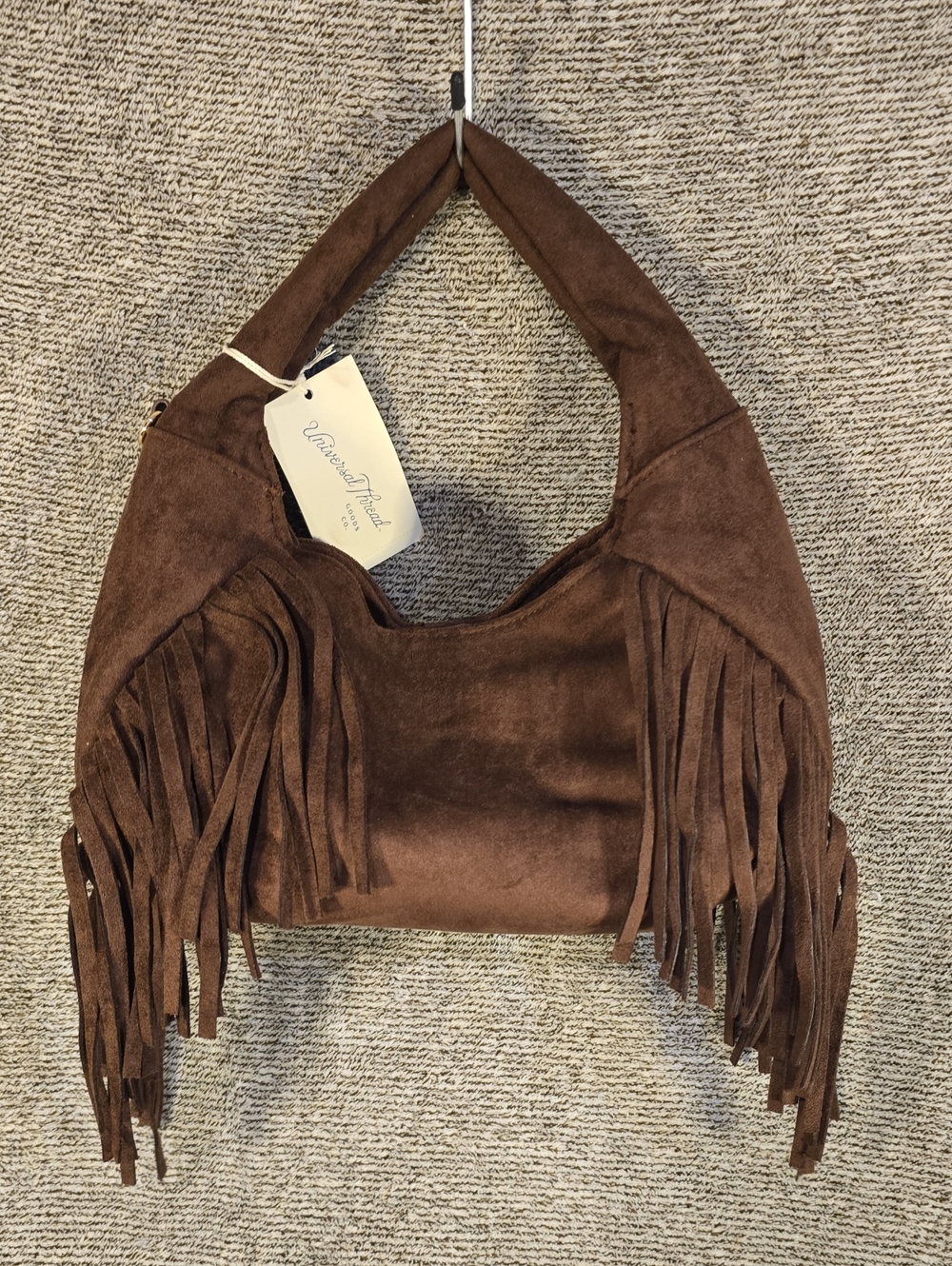 Universal Thread Brown Suede Fringe Shoulder Bag